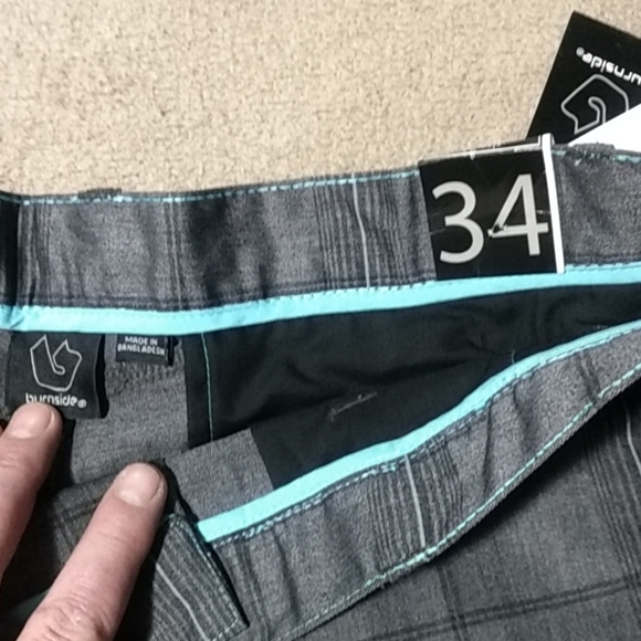 NWT BURNSIDE board shorts Sz. 34 NEW - Picture 3 of 7